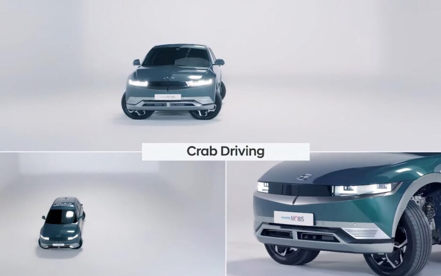 Hyundai вдалося додати технологію e-Corner, що дозволяє «рухатися як краб», в електромобіль Ioniq EV
