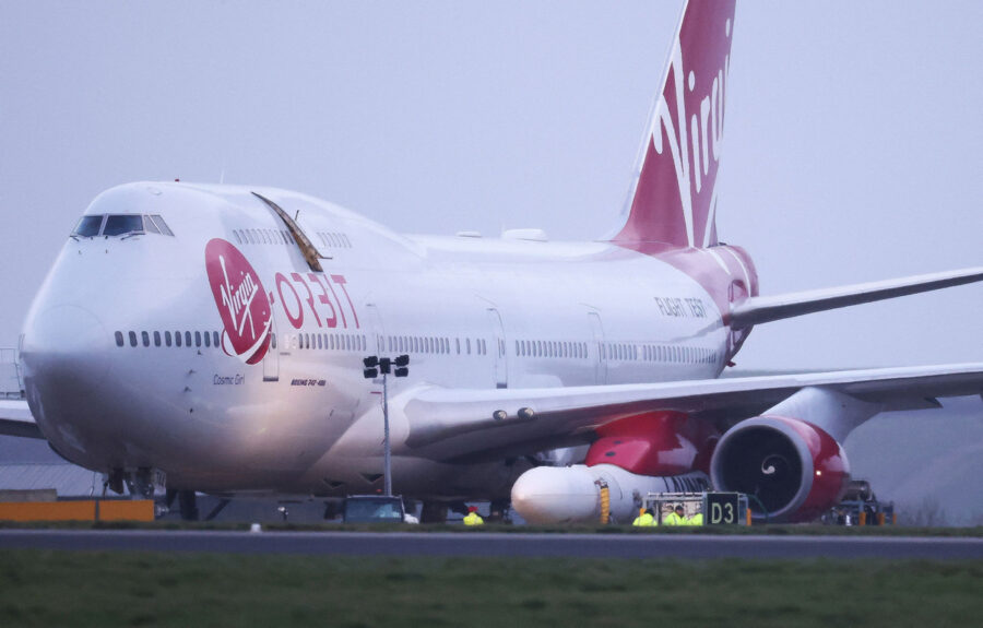 The first launch of Virgin Orbit LauncherOne from the territory of Great Britain ended in failure