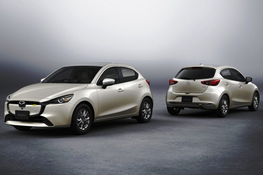 Updates for Mazda2: new "nose", old motors