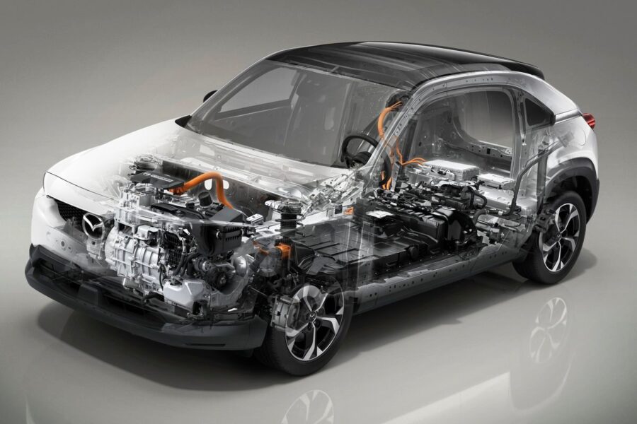 Debut of Mazda MX-30 e-Skyactiv R-EV: is it an electric car or a hybrid?
