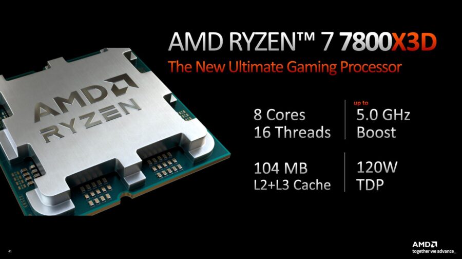 AMD announces Ryzen 7000X3D processors: the flagship Ryzen 9 7950X3D will receive 144 MB of cache memory