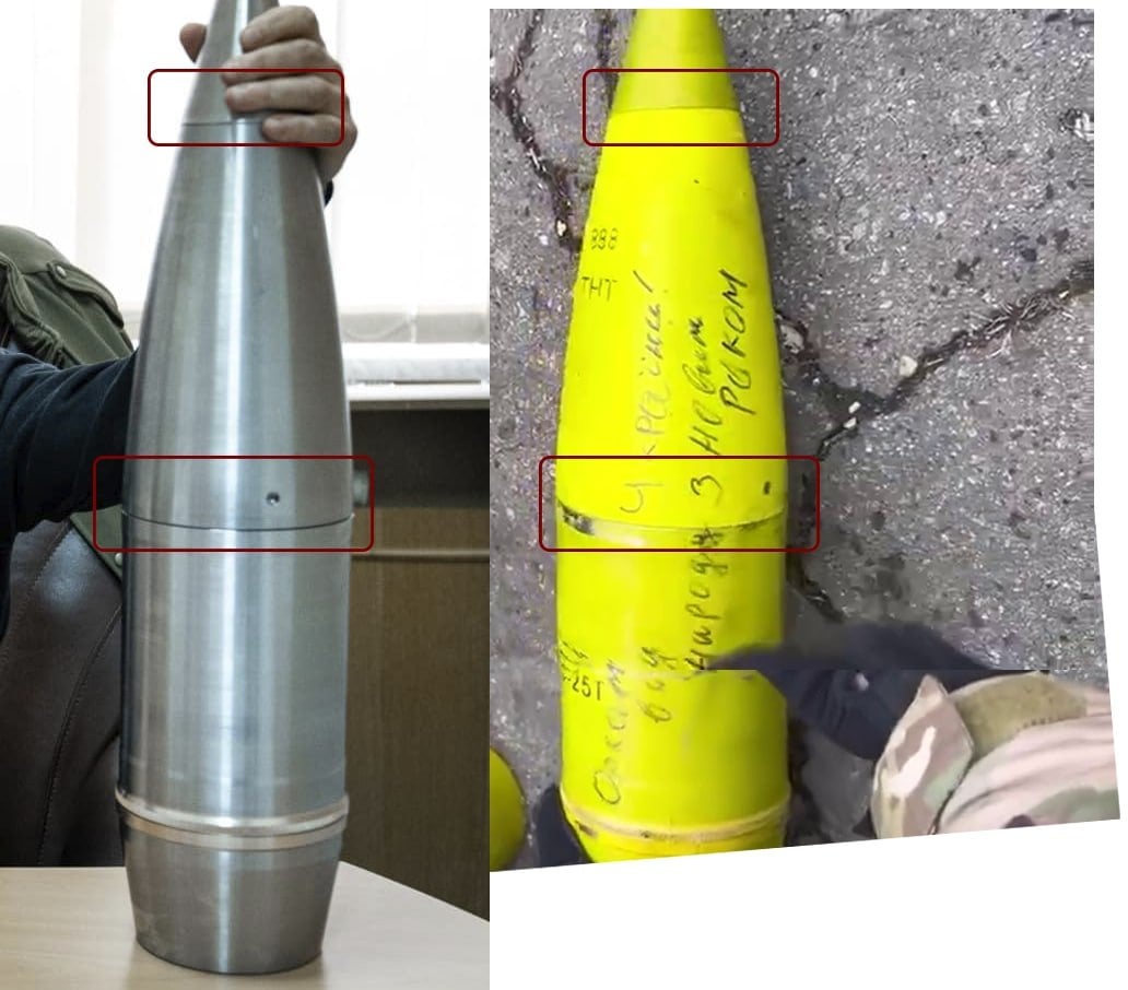 152-mm shells of Ukrainian production