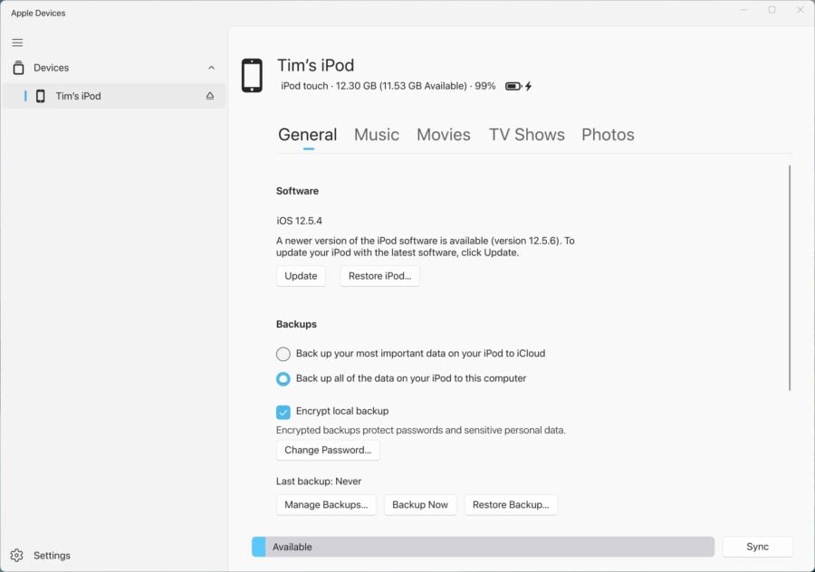 Apple TV, Music and Devices are now available for Windows