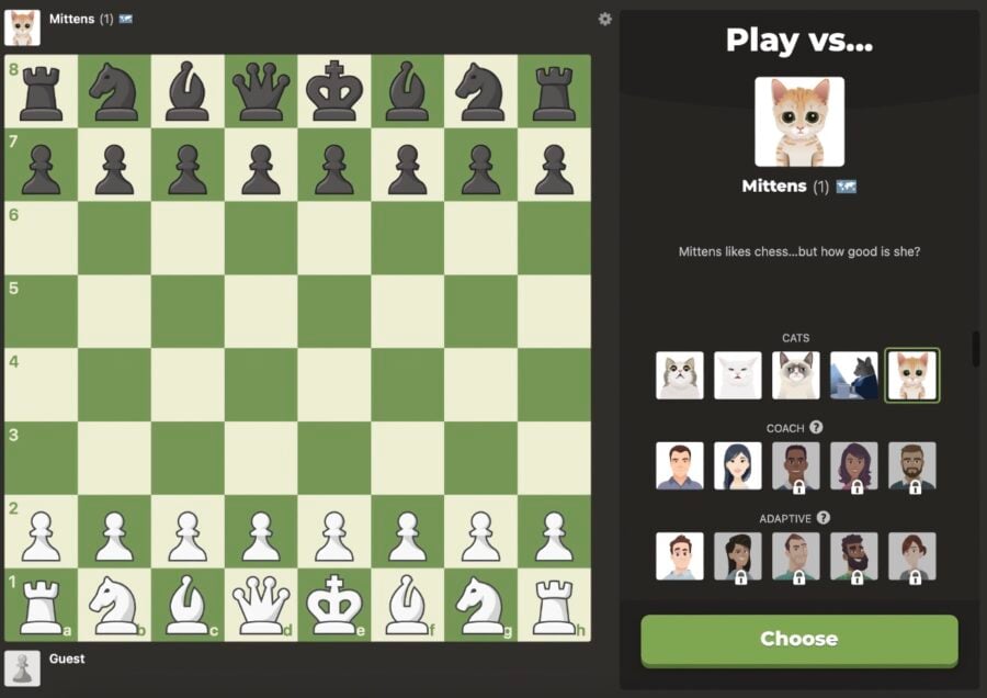 Шаховий бот Mittens створив неймовірний ажіотаж на сайті Chess.com