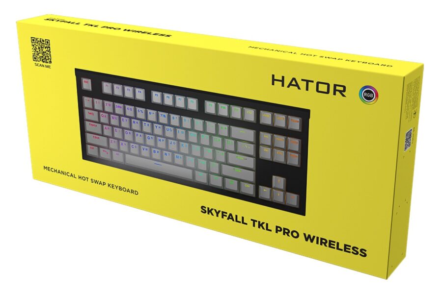 Skyfall TKL Wireless Pro – огляд бездротової механічної клавіатури від Hator