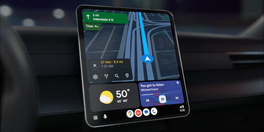 Users have started receiving the updated version of Android Auto