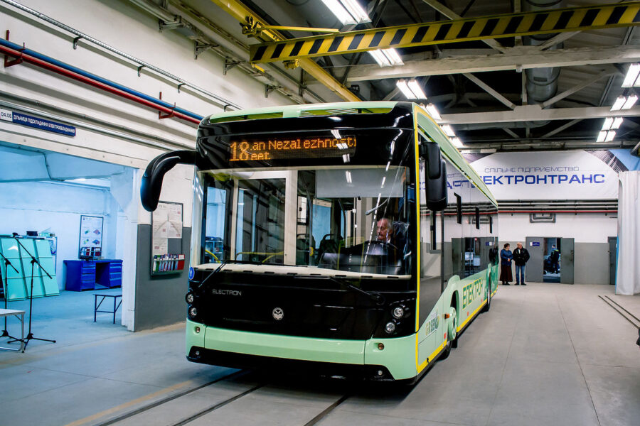 У Львові розпочалось тестування тролейбуса «Електрон» з автономним ходом