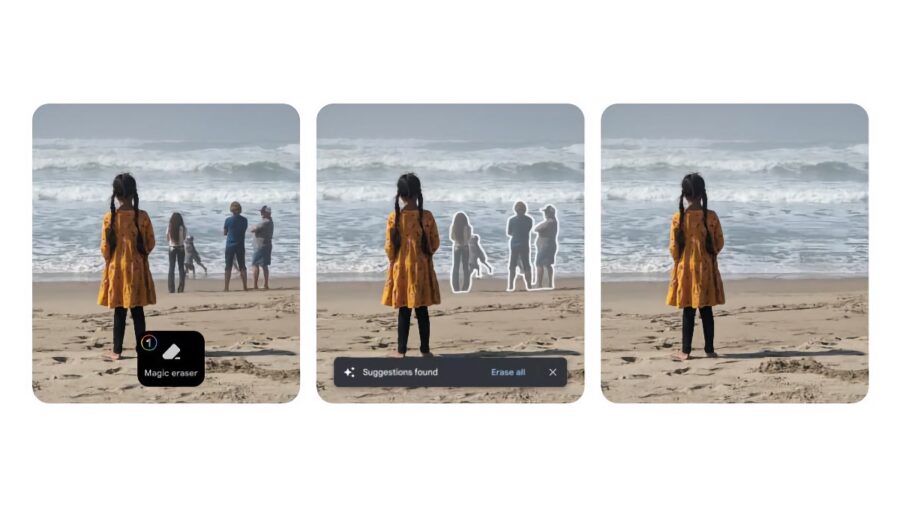 Magic Eraser in Google Photos is now available on older Pixel smartphones and Google One subscriptions