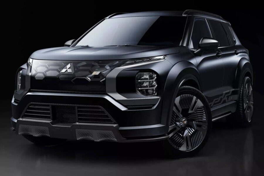 Will the Mitsubishi Outlander PHEV Ralliart "heated" SUV concept become a reality in 2024?