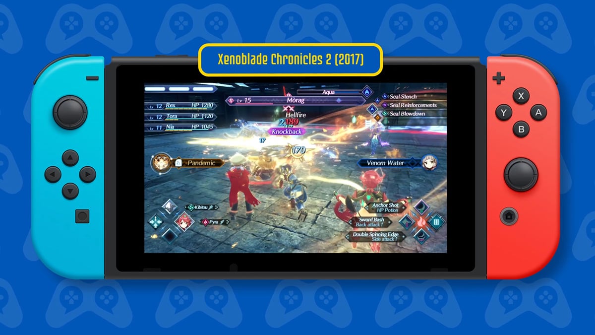 Xenoblade Chronicles 2 awful interface.
