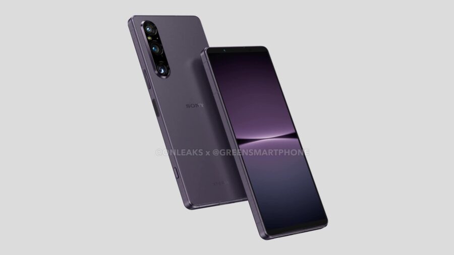 Sony Xperia 1 V renders leaked, the headphone jack still there
