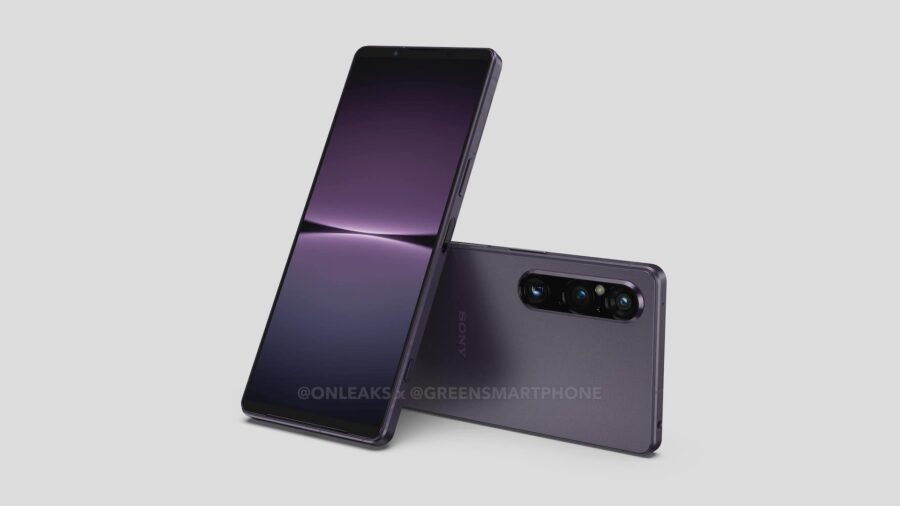 Sony Xperia 1 V renders leaked, the headphone jack still there