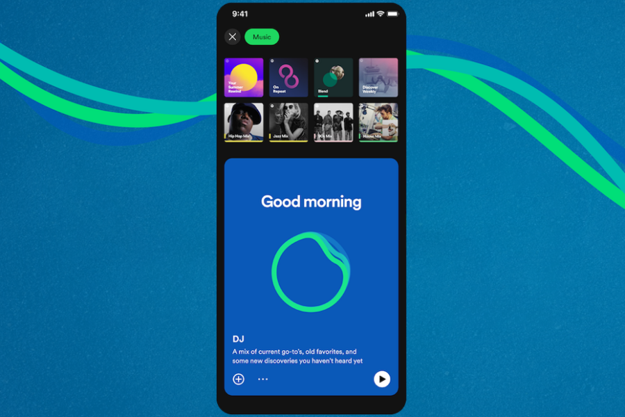 Spotify has added an AI DJ with a realistic voice to the app