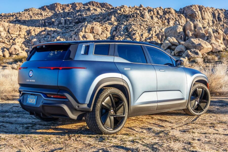 Fisker Ocean electric SUV is the record holder for the mile range: 707 km WLTP