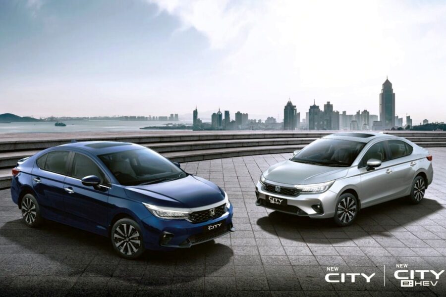 Affordable sedan Honda City got an update: now without a diesel, but with a hybrid