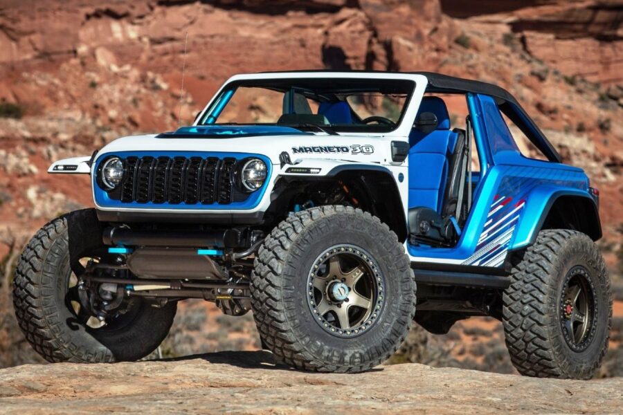 The Jeep Wrangler Magneto 3.0 concept – the idea of an off-road electric drive