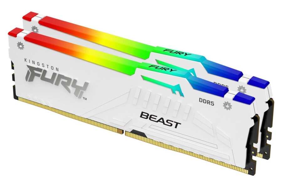 Kingston FURY Beast DDR5 and FURY Renegade DDR5 memory modules receive a bright design