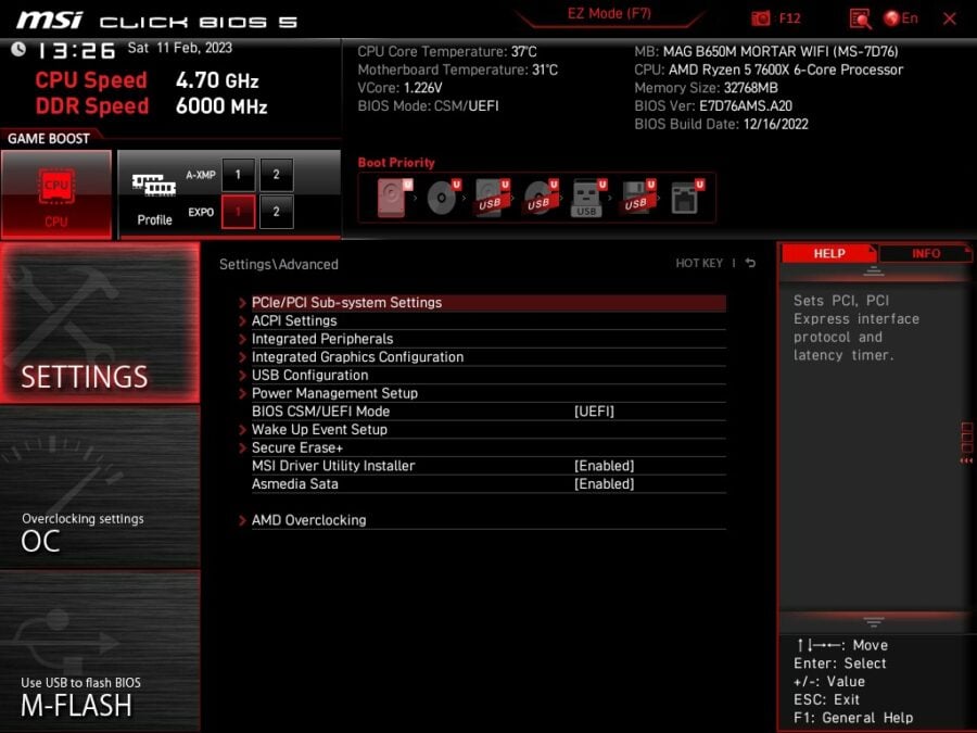 Огляд материнської плати MSI MAG B650M MORTAR WIFI: компактна платформа для Ryzen 7000