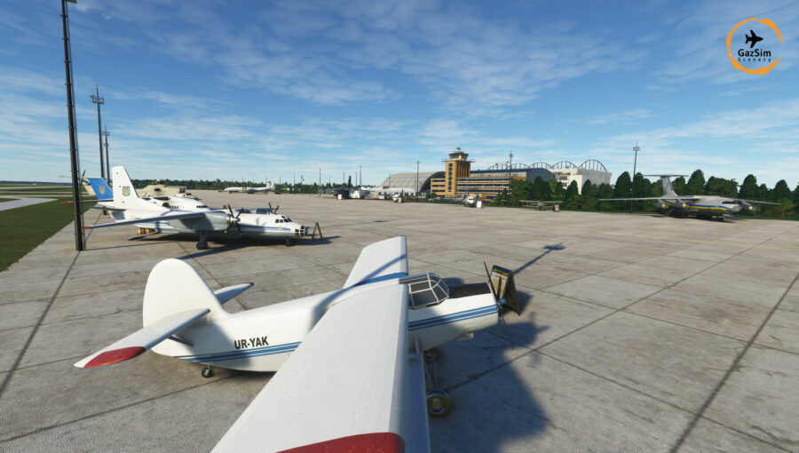 Antonov / Hostomel Airport in Microsoft Flight Simulator