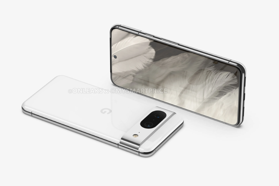 Google Pixel 8 renders show a slightly updated design of the smartphone