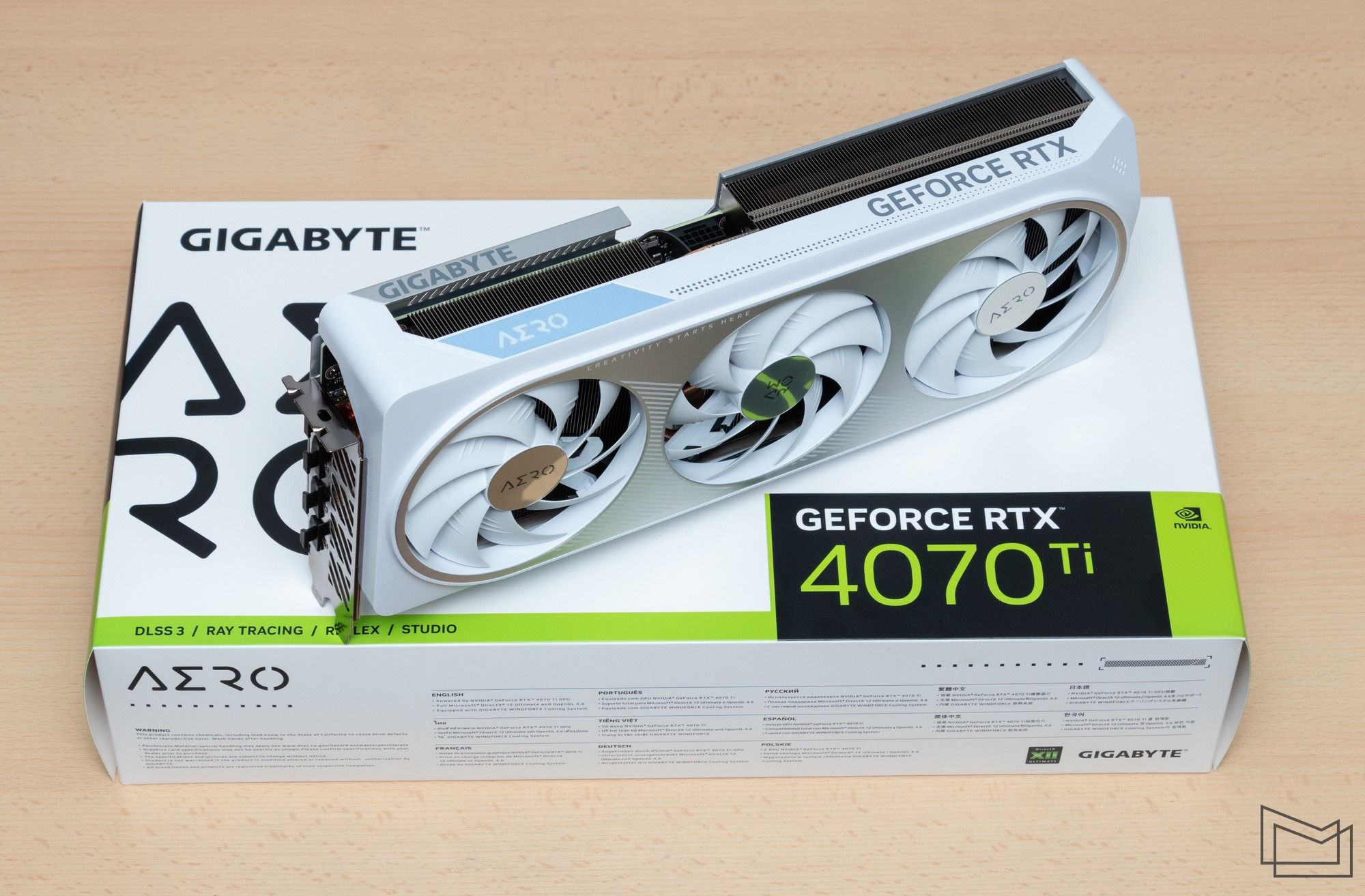 GIGABYTE GeForce RTX 4070 AERO OC 12G Graphics Card, 3X WINDFORCE Fans,  12GB 192-bit GDDR6X, GV-N4070AERO OC-12GD Video Card