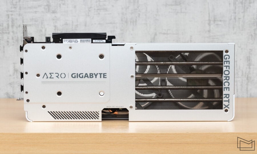 GIGABYTE GeForce RTX 4070 Ti AERO OC 12G back
