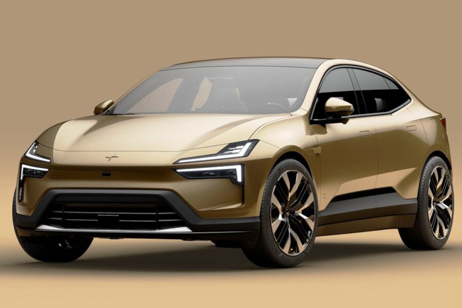 The debut of the Polestar 4 – an electric car without a rear window