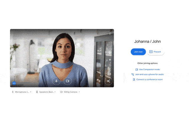 Google Meet has added the option of streaming in Full HD quality for users of Google One 2 TB and above