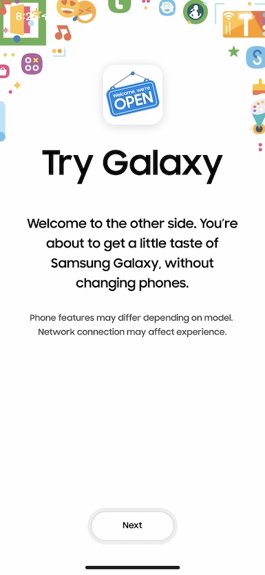Apple smartphone users can try the Samsung Galaxy S23 directly from their iPhone