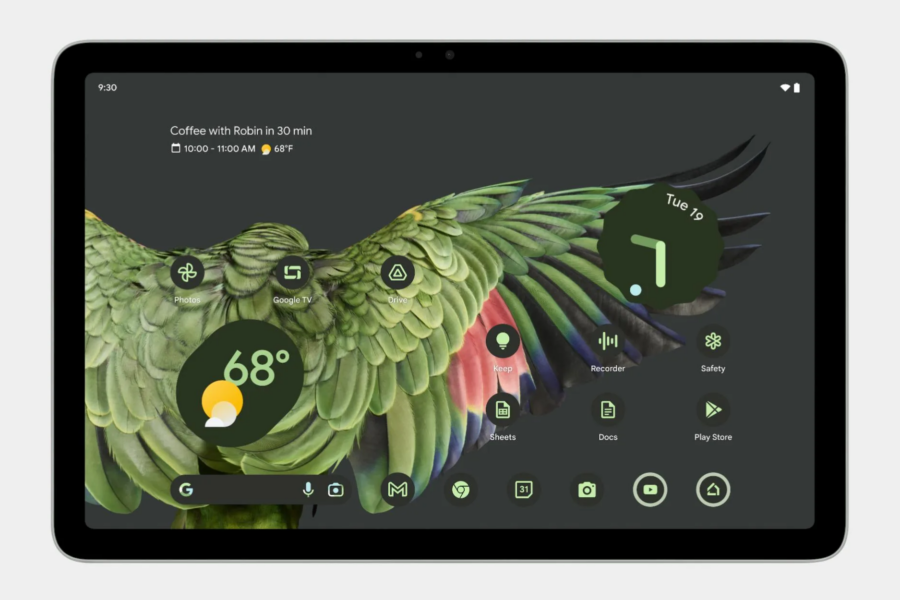 Pixel Tablet will receive 8 GB of RAM, four color options and a docking station in the set
