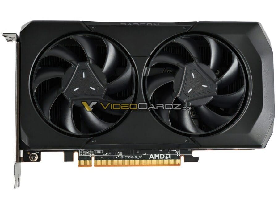 Radeon RX 7600: official specification, reference design and 3DMark results