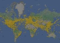Сервіс Flightradar24 зафіксував рекордну кількість літаків у повітрі