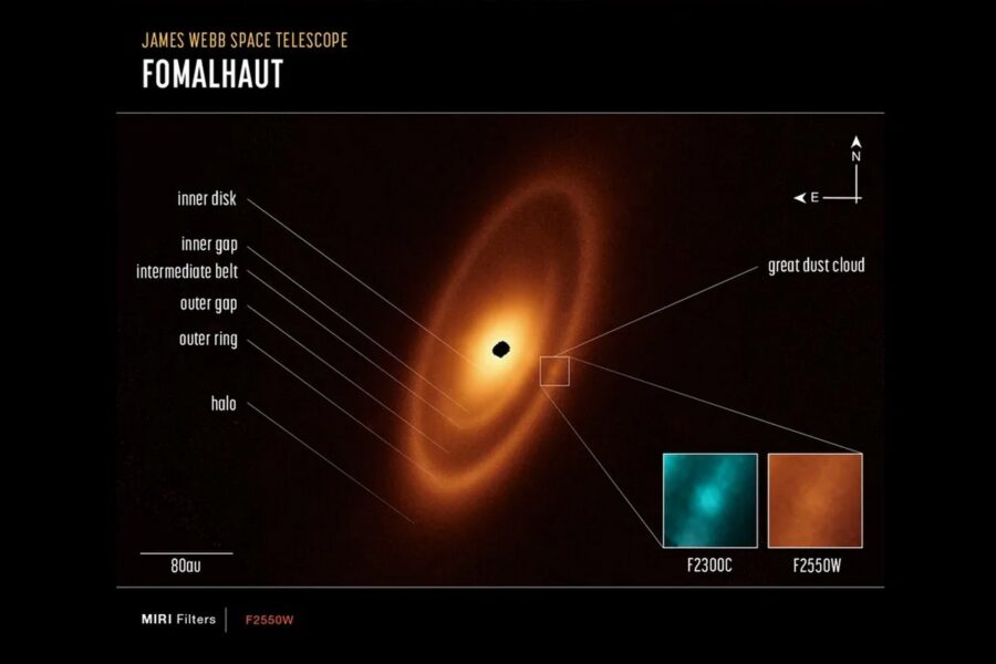 Телескоп Вебба вперше сфотографував пояс астероїдів за межами нашої Сонячної системи