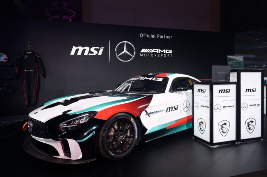 MSI and Mercedes-AMG Motorsport presented the first joint laptop