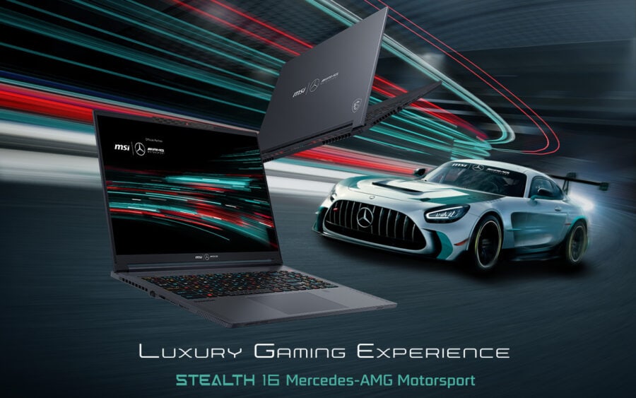 MSI and Mercedes-AMG Motorsport presented the first joint laptop