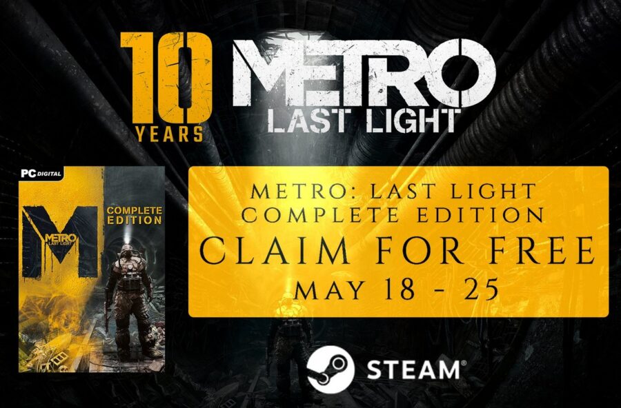 Metro: Last Light буде безплатною у Steam з 18 по 25 травня