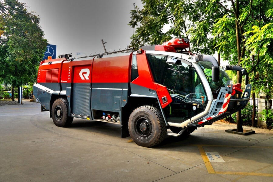 Rosenbauer PANTHER – modern fire trucks for the Air Force of the Armed Forces of Ukraine