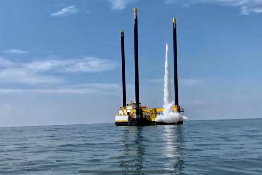 The Spaceport Company tested its own floating spaceport