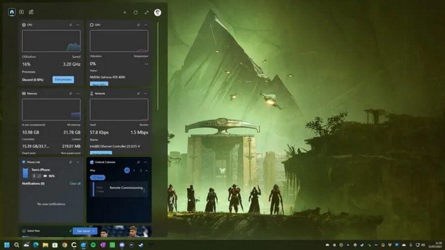 Windows 11 has received useful widgets for monitoring CPU, GPU and memory