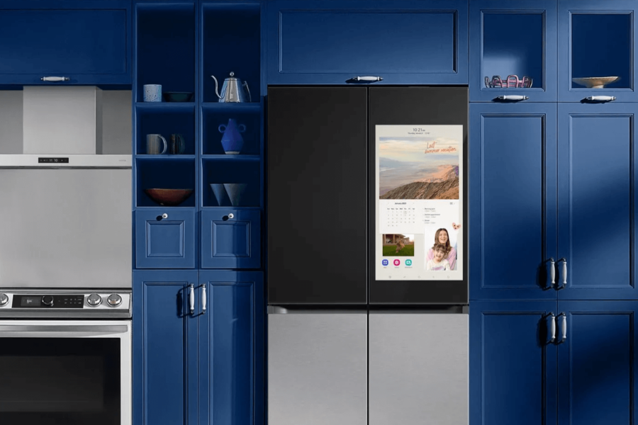 Samsung released a refrigerator with a built-in 32-inch tablet