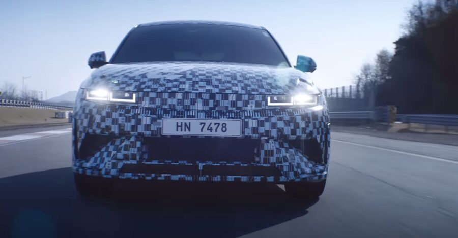 Hyundai is teasing the Ioniq 5 N electric crossover, which may appeal to fans of  internal combustion engines