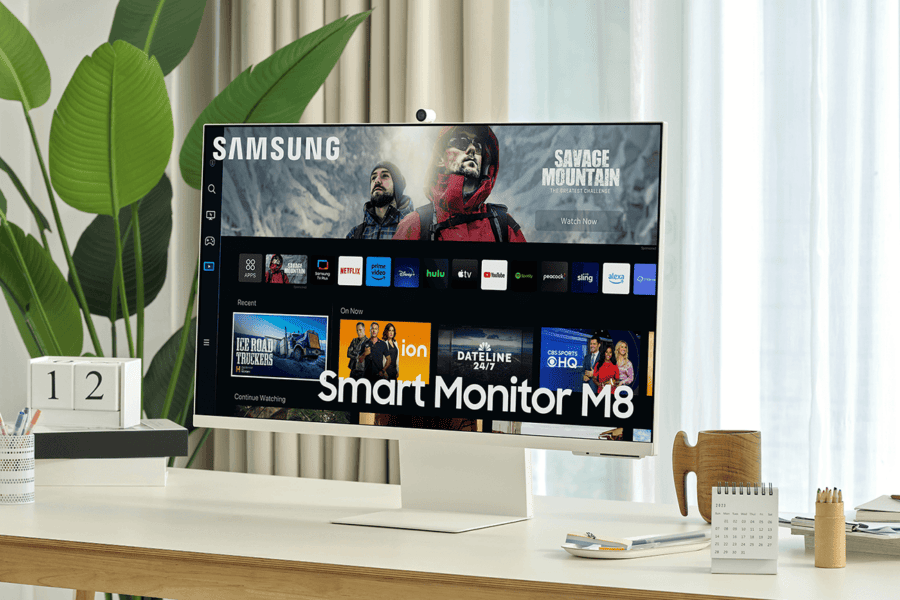 Samsung presented an updated line of Smart Monitors with an iMac-style design
