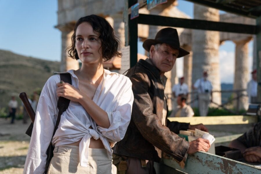 Harrison Ford and Phoebe Waller-Bridge on the movie Indiana Jones and the Dial of Destiny