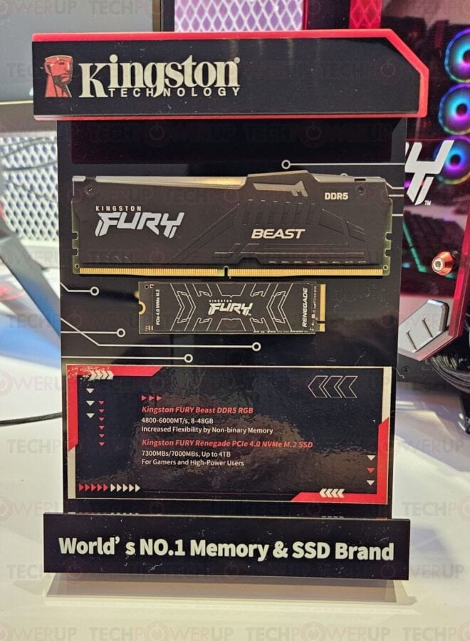 Kingston introduced XS1000 drives and "non-binary" DDR5 memory with a capacity of 24, 48 and 96 GB