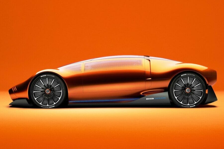 The Mercedes-Benz Vision One-Eleven concept: stories from the past and revolutionary electric motors of the future