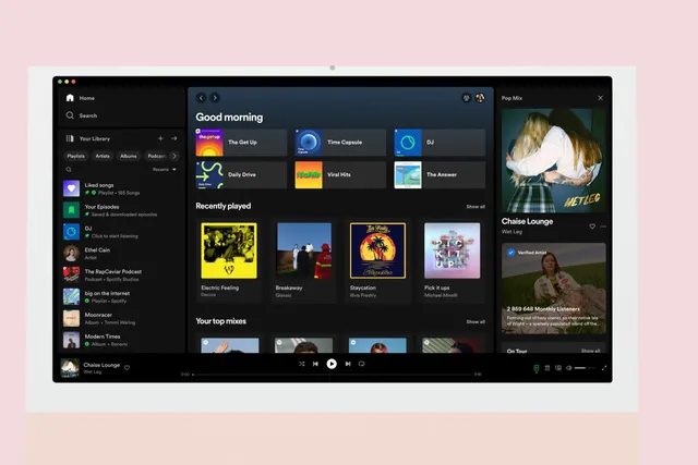 Spotify has officially updated the design of its desktop application