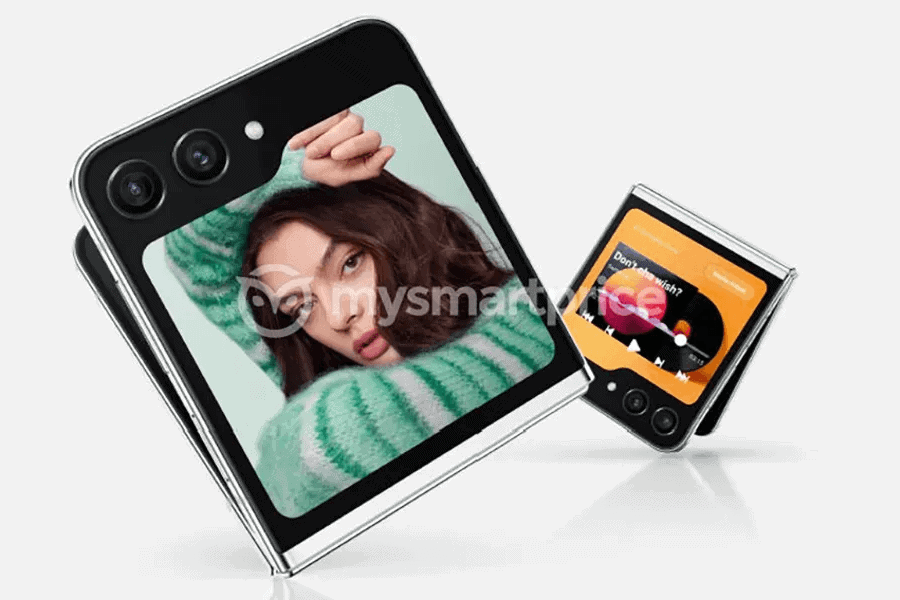 Samsung Galaxy Flip5 shows a larger external display in new renders