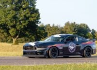 The Ford Mustang Dark Horse R racing coupe is presented