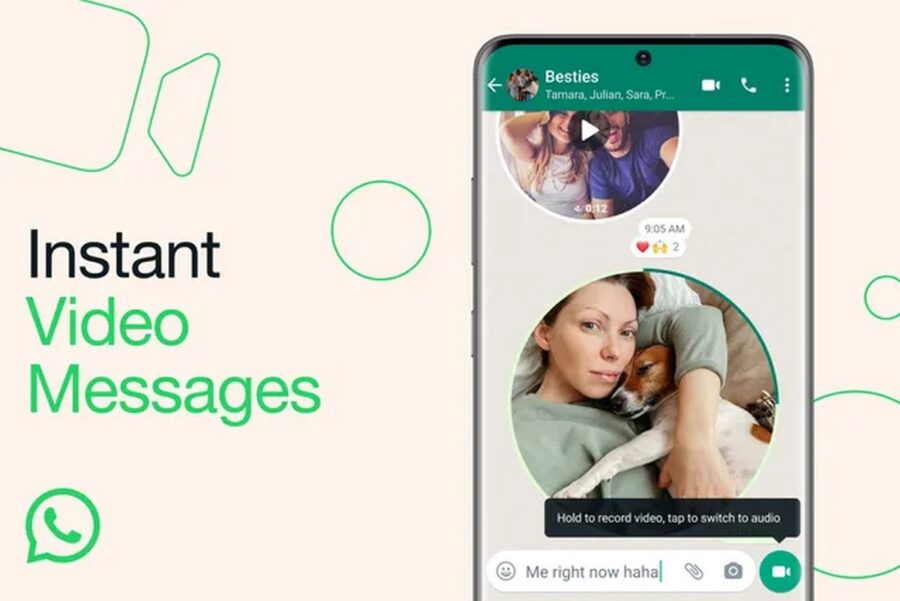 WhatsApp is adding a faster way to send short videos of up to 60 seconds