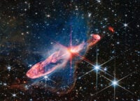 The James Webb telescope took an infrared image of two young stars that are still forming